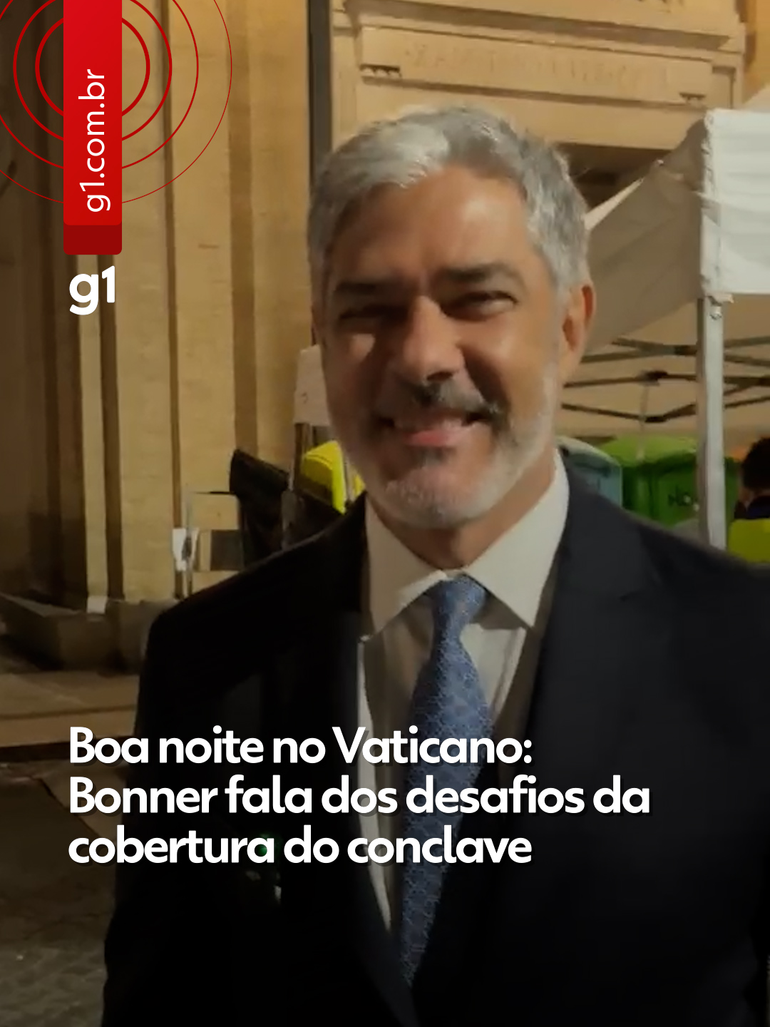 #g1noVaticano - Em algumas horas começa o conclave no Vaticano, e jornalistas do mundo todo estão se preparando para a cobertura da escolha de um novo papa. Entre eles, William Bonner , que vai apresentar o Jornal Nacional diretamente de lá. O repórter Wesley Bischoff conversou com Bonner sobre os desafios de coberturas grandiosas como essa. Dá só uma olhada. Acompanhe no #g1 a cobertura em tempo real. #Vaticano #papa #conclave