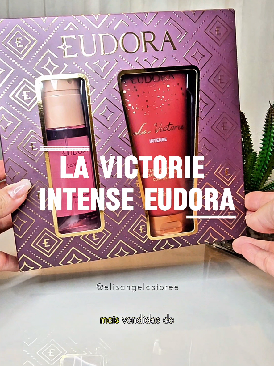 Surpreenda com um Kit Presenteável que traz Eudora La Victorie Intense, com uma combinação única para encantar. Disponível ✅️  92,99 acesse nosso site: ELISANGELASTOREE.COM.BR  Enviamos pra todo o BRASIL 🇧🇷 #lavictorieintense #bodysplasheudora #eudora #eudoraoficial #lavictorie #aguaslindasdegoias #viraliza  @eudora 