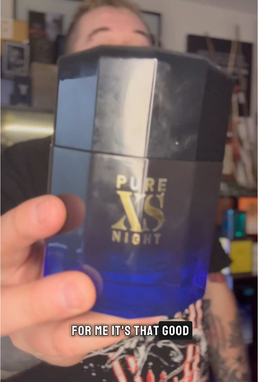 So sad this is discontinued  • Paco Rabanne - Pure XS Night #fragrance #perfumetiktok #pacorabanne 