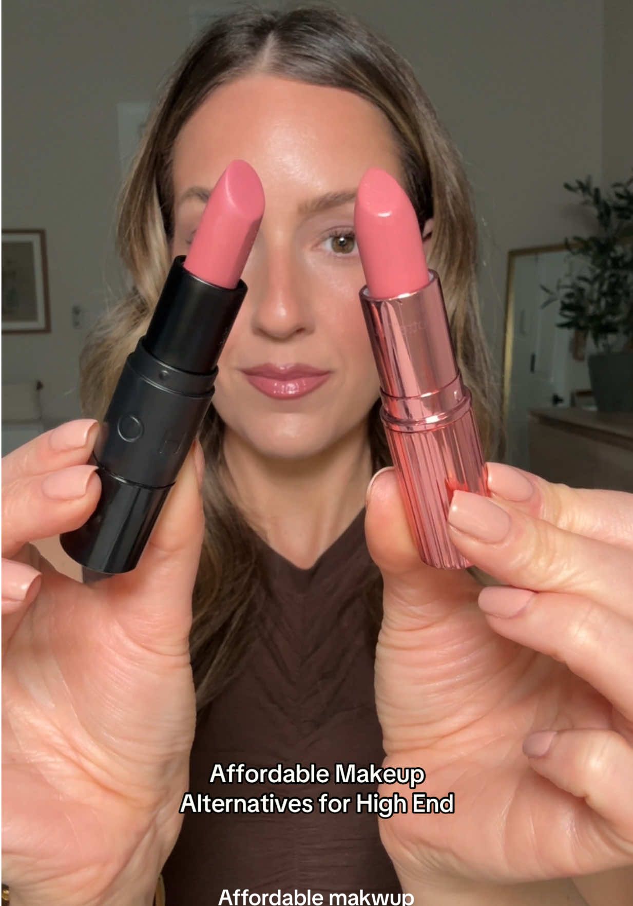 Affordable makeup alternatives for high end products💞 #affordablemakeup #drugstoremakeup 