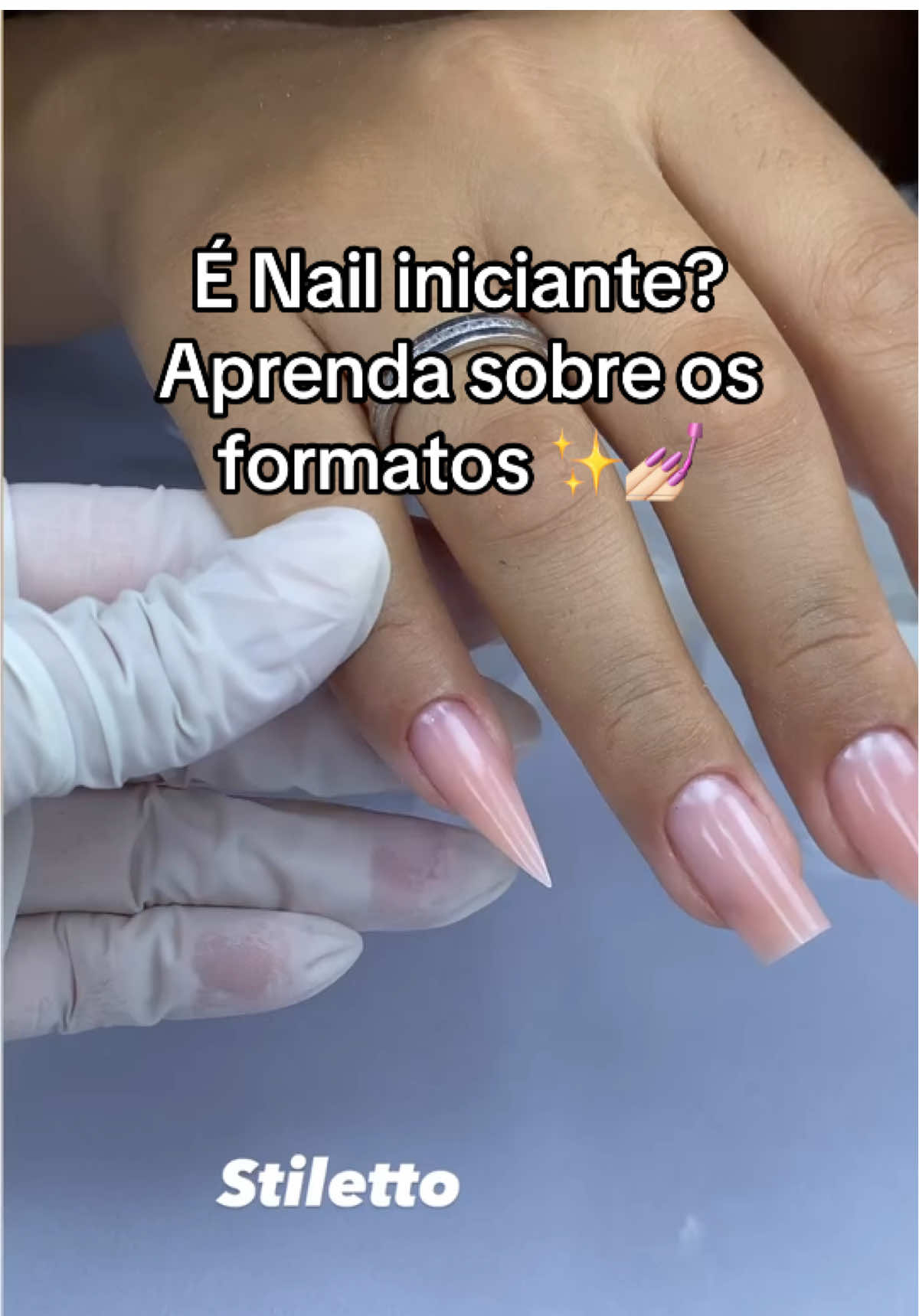 Nail designer iniciante? Então vem aprender os formatos 💅🏻 . . #dicas #dicasnaildesigner #alongamentodeunhas #naildesigneriniciante #formatosdeunha  