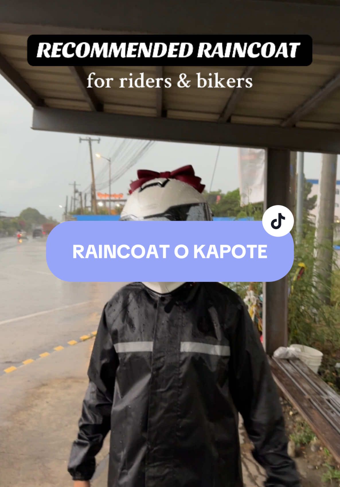 Terno na #fyp #raincoat #kapote #raincoatwaterproof #raincoatmakapal #rider 