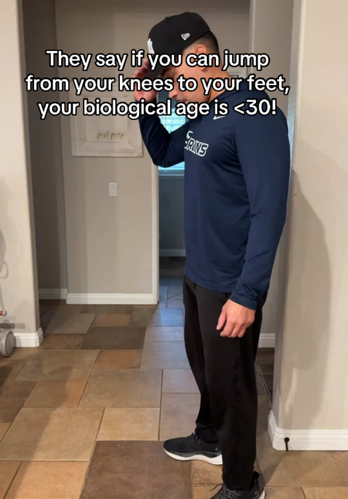 Well I guess my biological age is 60. I'm finally showing my age.🤣😜 #over40 #kneepain #millennial 