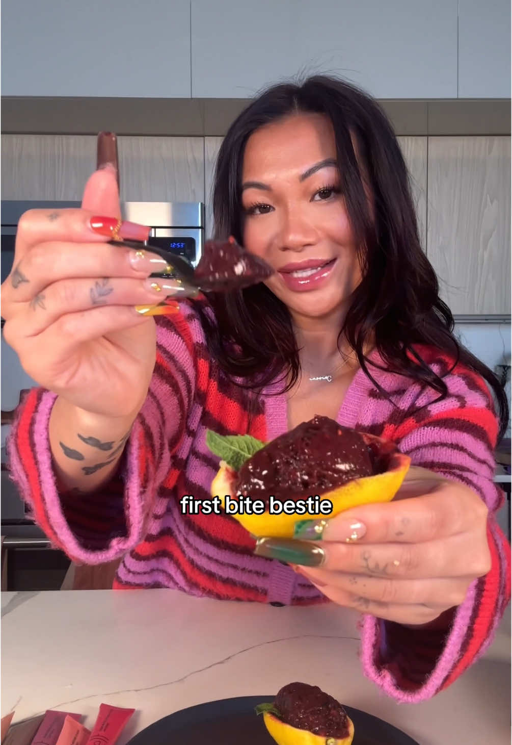 dessert for your lips? chef's kiss😘🤌obsessed with my new @e.l.f. Cosmetics Glow Reviver Melting Lip Balms and this blackberry sorbet recipe 😍🍧💜 #elfpartner #elfcosmetics #GlowReviverMeltingBalm