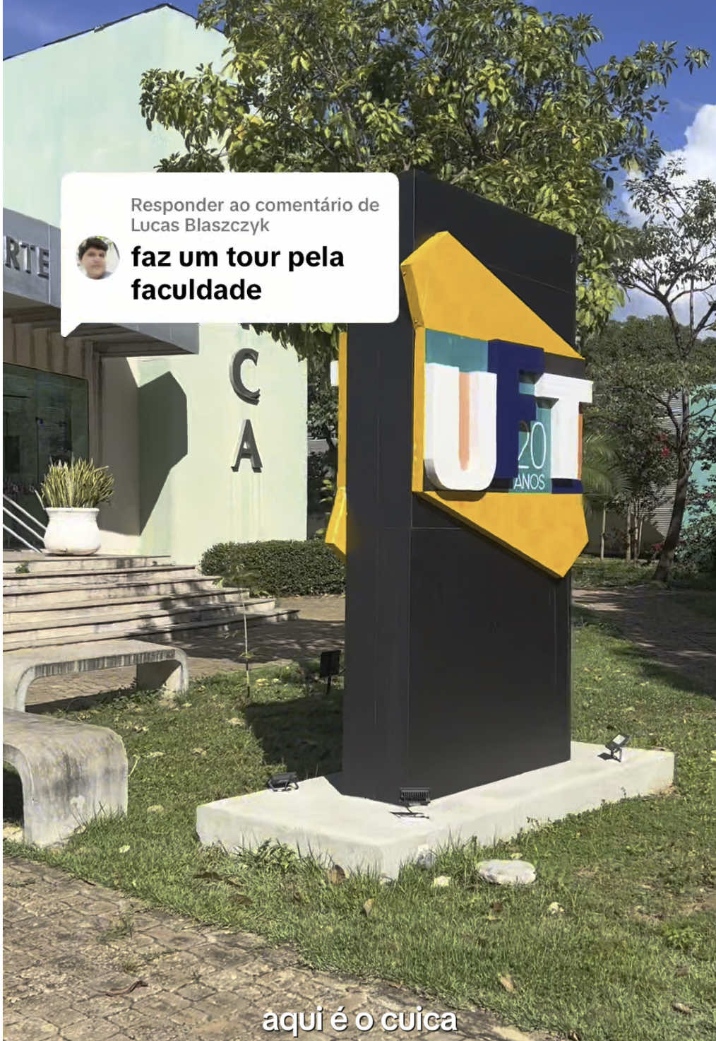 tour pela uft! conhecendo os blocos de medicina do campus palmas #medicina #uft @UFT 