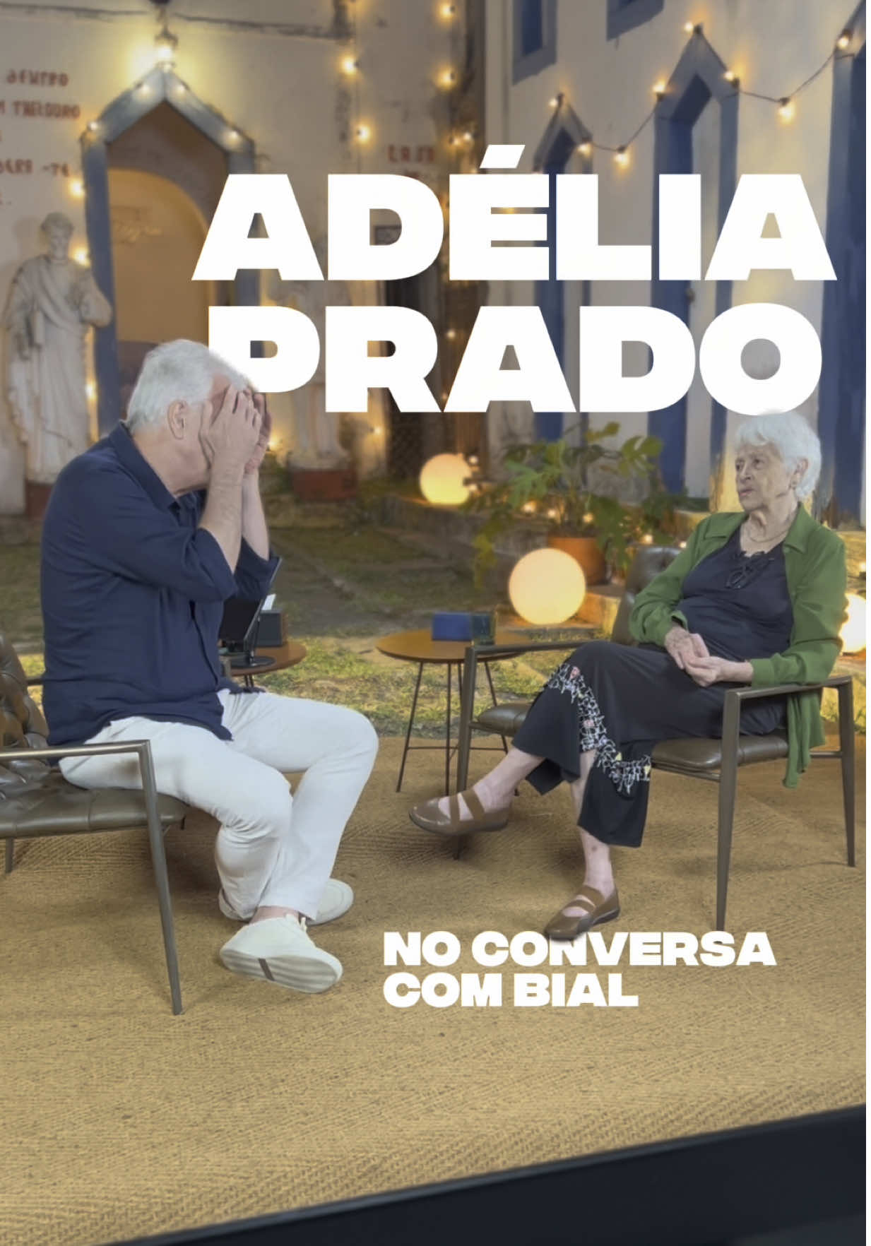 Um acontecimento: a poeta é o poema!  Tem dose dupla de Adélia Prado no #ConversaComBial, hoje e amanhã. Veja só os bastidores desse encontro, poético, de parar o tempo…  E não perca a entrevista! Primeiro no GNT e na Globo, depois no Globoplay. #adeliaprado 