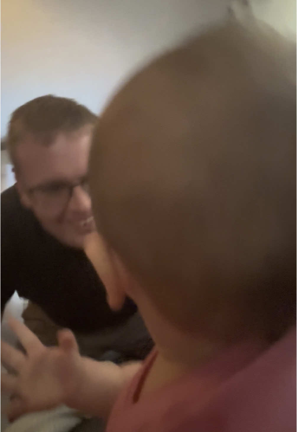 Daddy playing with baby girl. Loves so be tickled and love her laugh. #daddysgirl #9monthsold #babylaugh 