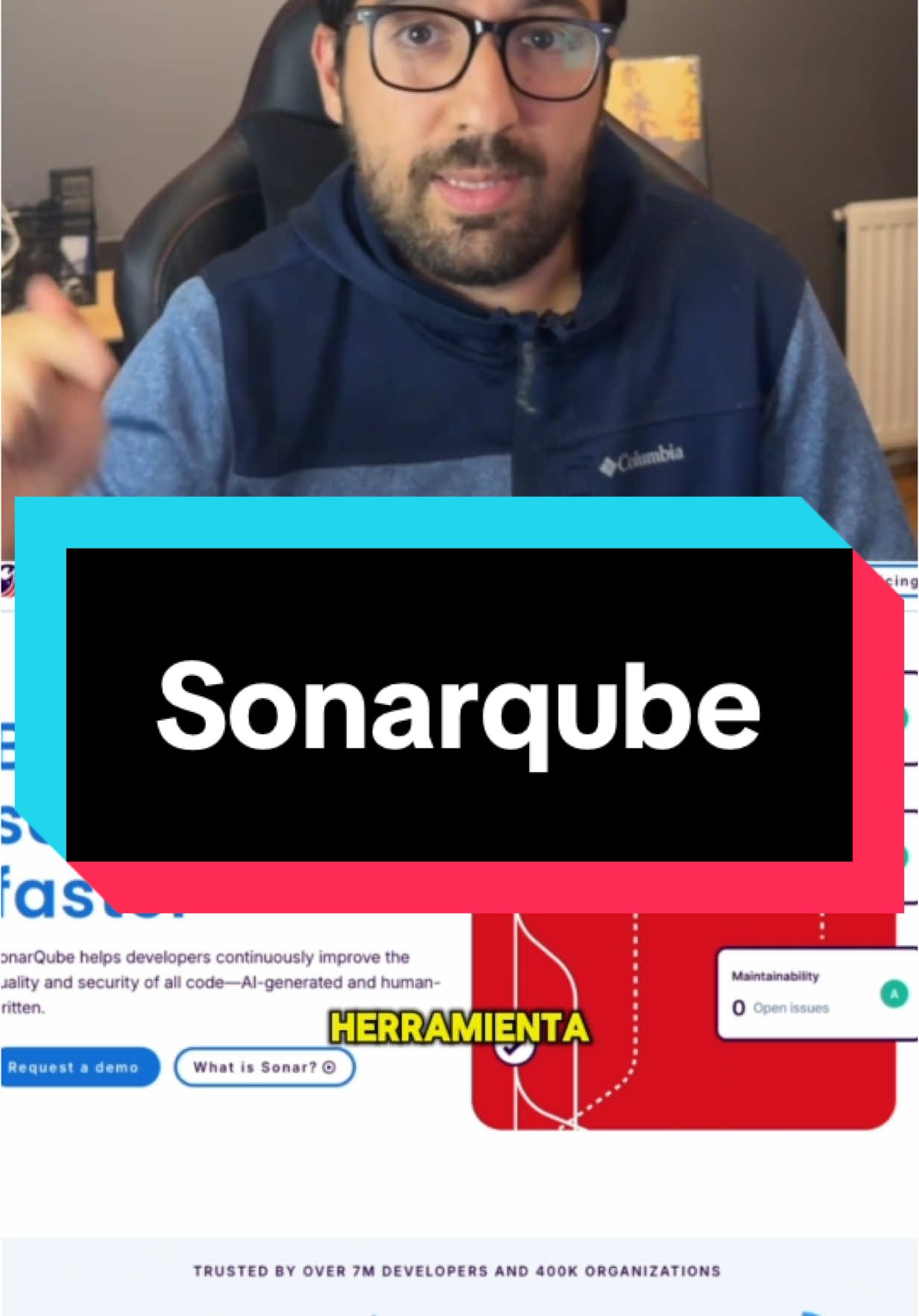 Analiza el código de tu proyecto con esta herramienta 🔥👌 #qa #infraestructura #devops