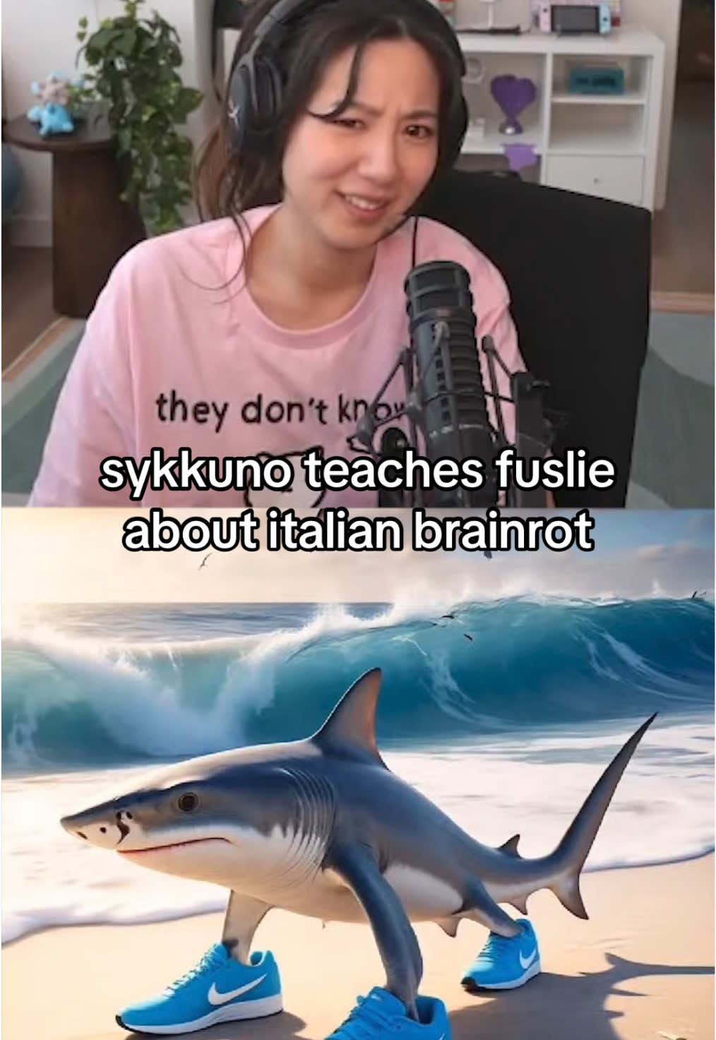 WHAT IS ITALIAN BRAINROT????? #fuslie #streamer #fyp #trending #viral 