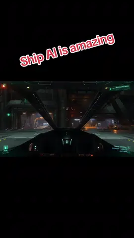 ship AI in Star Citizen is amazing! #starcitizen #flying #space #simulator 