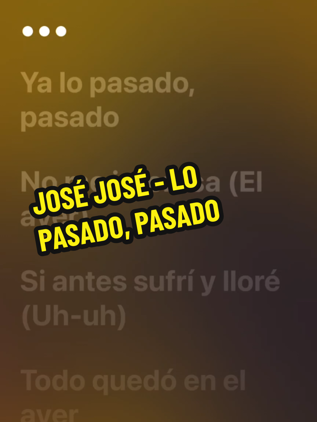 JOSÉ JOSÉ - LO PASADO, PASADO  #josejose #lopasadopasado #gustosculposos🎵 #fyp #Viral #paratiiiiiiiiiiiiiiiiiiiiiiiiiiiiiii #tendencias #foryoupage 