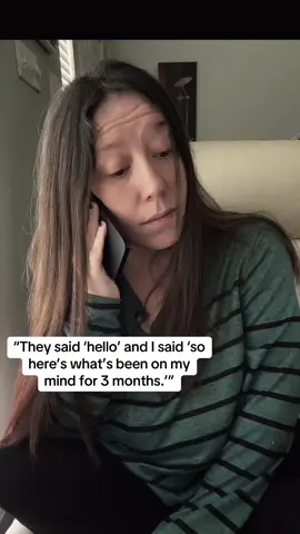You thought it was a quick call. I thought it was therapy.