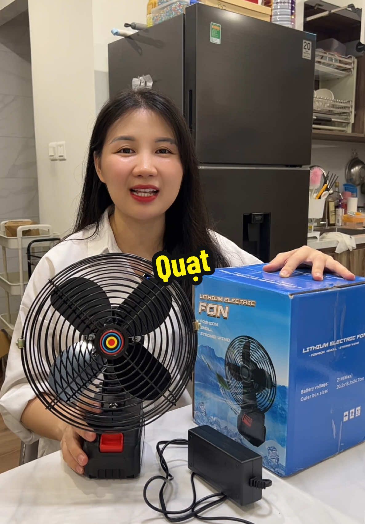 [ Hàng Loại 1 ] Quạt Tích Điện pin siêu khoẻ #quạt #quattichdien 