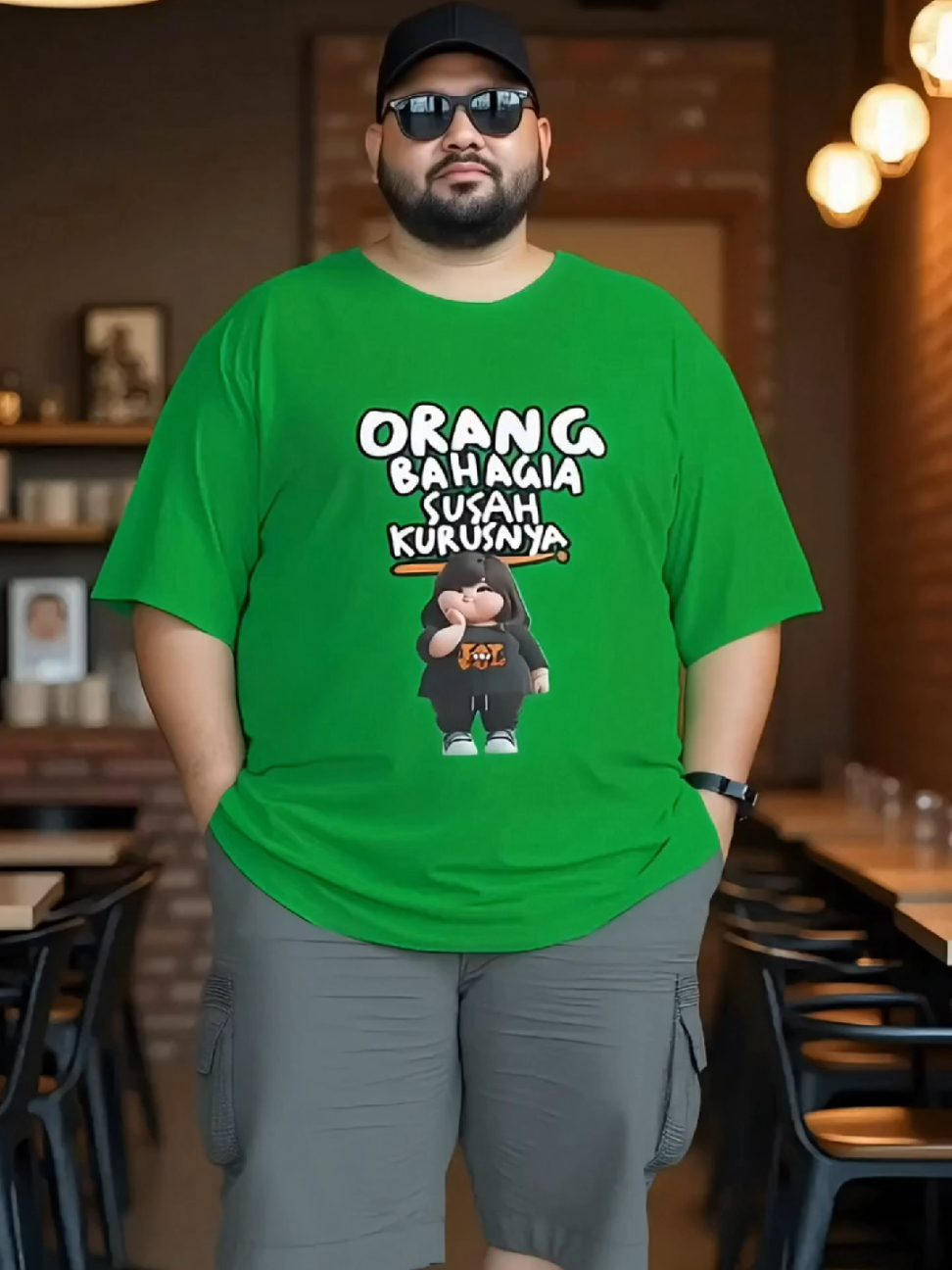Orang bahagia susah kurusnya 😁😝 #kaosdistro #kaosbigsize #kaosjumbo #kaoskatakata #kaoscowok #kaosdistro #kaosviral #kaoslucu #kaospria #kaoskata #kaos 