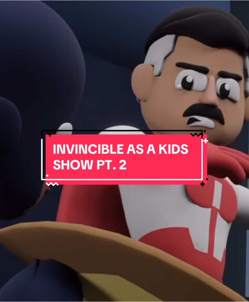 Invincible as a kids show PT. 2 #invincible #omniman #animation 