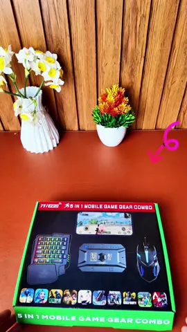 Combo Bộ Chuyển Đổi Meiying M1 Pro và bàn phím chuột kết nối điện thoại chơi game PUBG Free Fire COD Danh sách đóng gói: 1  Bộ chuyển đổi M1 1 Cáp dữ liệu 1  Hướng dẫn sử dụng 1 bàn phím 1  Chuột 1  Giá đỡ điện thoại di động 1 Bàn di chuột Bàn phím một tay 25 phím với đèn nền màu, có thể tắt đèn nền. Chuột có bảy đèn flash chậm ánh sáng màu, tốc độ di chuyển 3 tốc độ điều chỉnh tốc độ di chuyển tối đa 1000#giadinh #bochuyendoifreefire #combochoigame #xuhuong #xuhuongtiktok 