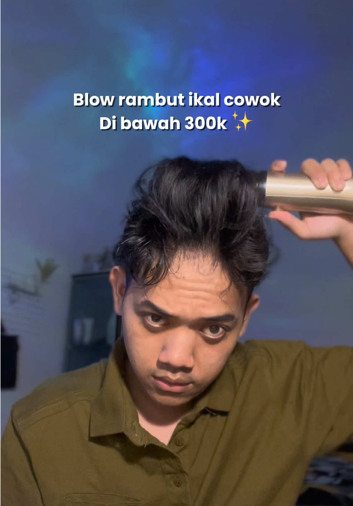 Solusi rambut ikal ini mudahin bgt 🤩✨ #blowdryer #hairdryer #rambutikal #wavyhair 