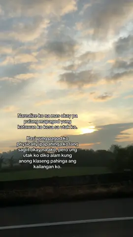 ang hirap pag yung utak na natin yung pagod kakaisip… #sad #quote #fyp 