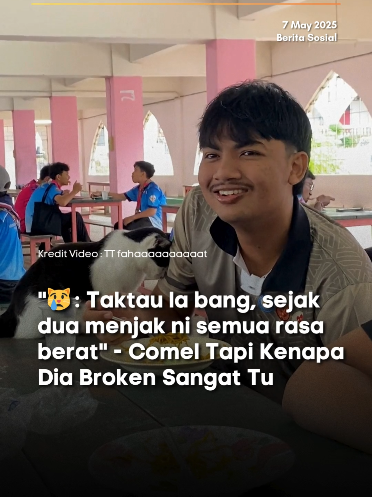 Kucing pon ada bahu untuk bersandar sekarang, korang?😔 Kredit : @fahaaaaaaaaaat P/s: Video di atas bukan hak milik Lobak Merah dan kami telah meletakkan kredit kepada pemilik video. Sekiranya anda ingin menurunkan sebarang video, Sila DM kami dalam kadar segera. Terima Kasih! Jangan lupa untuk Like, Comment. Share dan Follow Lobak Merah!🧡Terima Kasih! #fyp #fypシ #lobakmerahmy #beritaditiktok #viralstory #trending #trendingnewsmalaysia #ceritaviral #terkini #viralupdates #storyviral