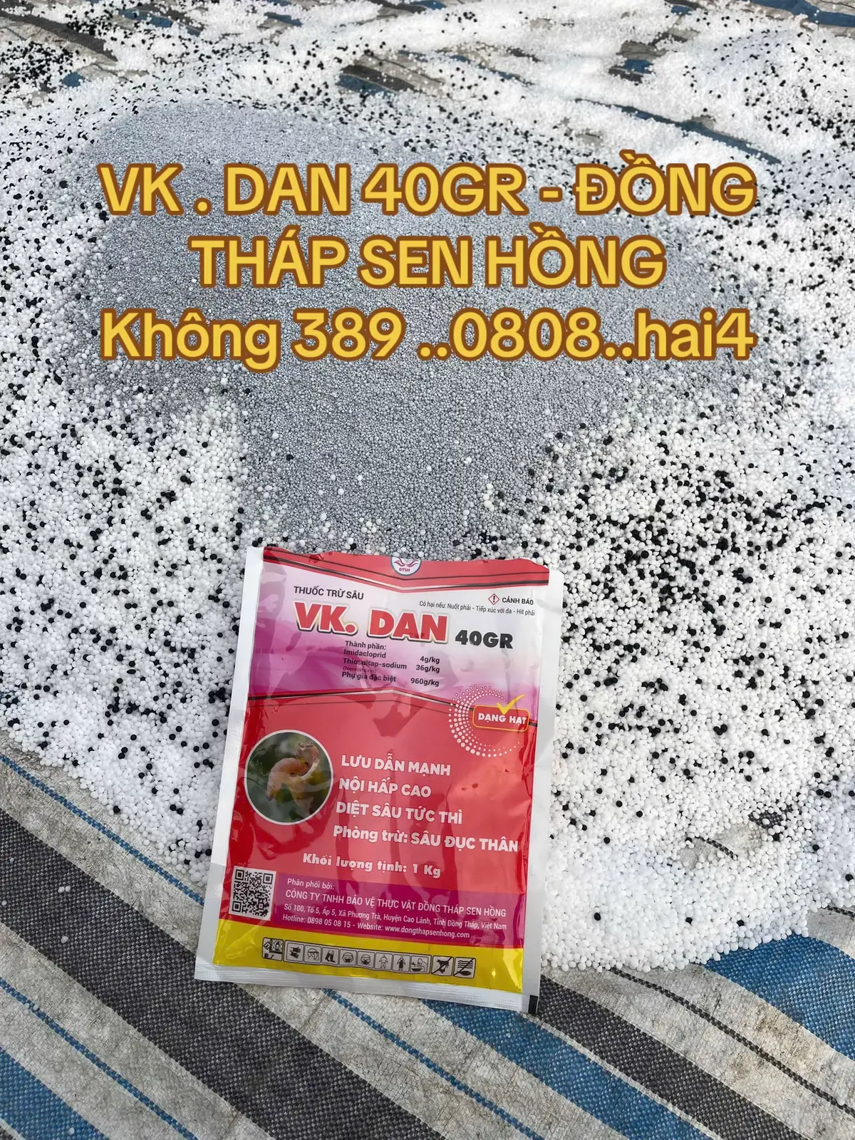 VKDAN 40GR ✅Quản lý hiệu quả sâu đục thân🐛   - Nội hấp cực cao   - Lưu dẫn mạnh  ✅Dạng hạt tiện lợi kết hợp rải chung cử phân đợt 1, đợt 2, đón đòng. ✅Không gây mùi khó chịu ✅Lưu dẫn 7-10 ngày Ngoài ra sản phẩm VKDan 40GR còn quản lý muỗi hành, rầy phấn trắng, tuyến trùng bướu rễ, đuông dừa, bọ cánh cứng 💧Liều lượng: Sử dụng từ 5kg - 10kg cho 10.000m2  #VTNN #Tâm #An #dtsh #vkdangoi #viral #tiktok #xuhuong 