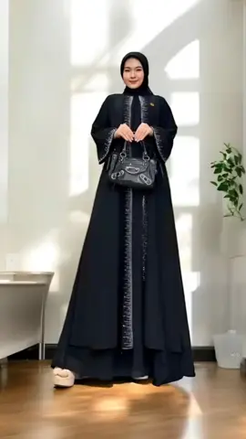 Zazaa Label - Renata Set Gamis Hijab Dewasa Motif Polos Bahan Ceruty babydoll Aplikasi Swaroski Model Outer Menyatu Kondangan Mewah Busui Muslim Dress #dress #dresses #gamis #gamismurah #gamiskekinian #gamislebaran #gamiscantik #bajuwanita #pakaianwanita 