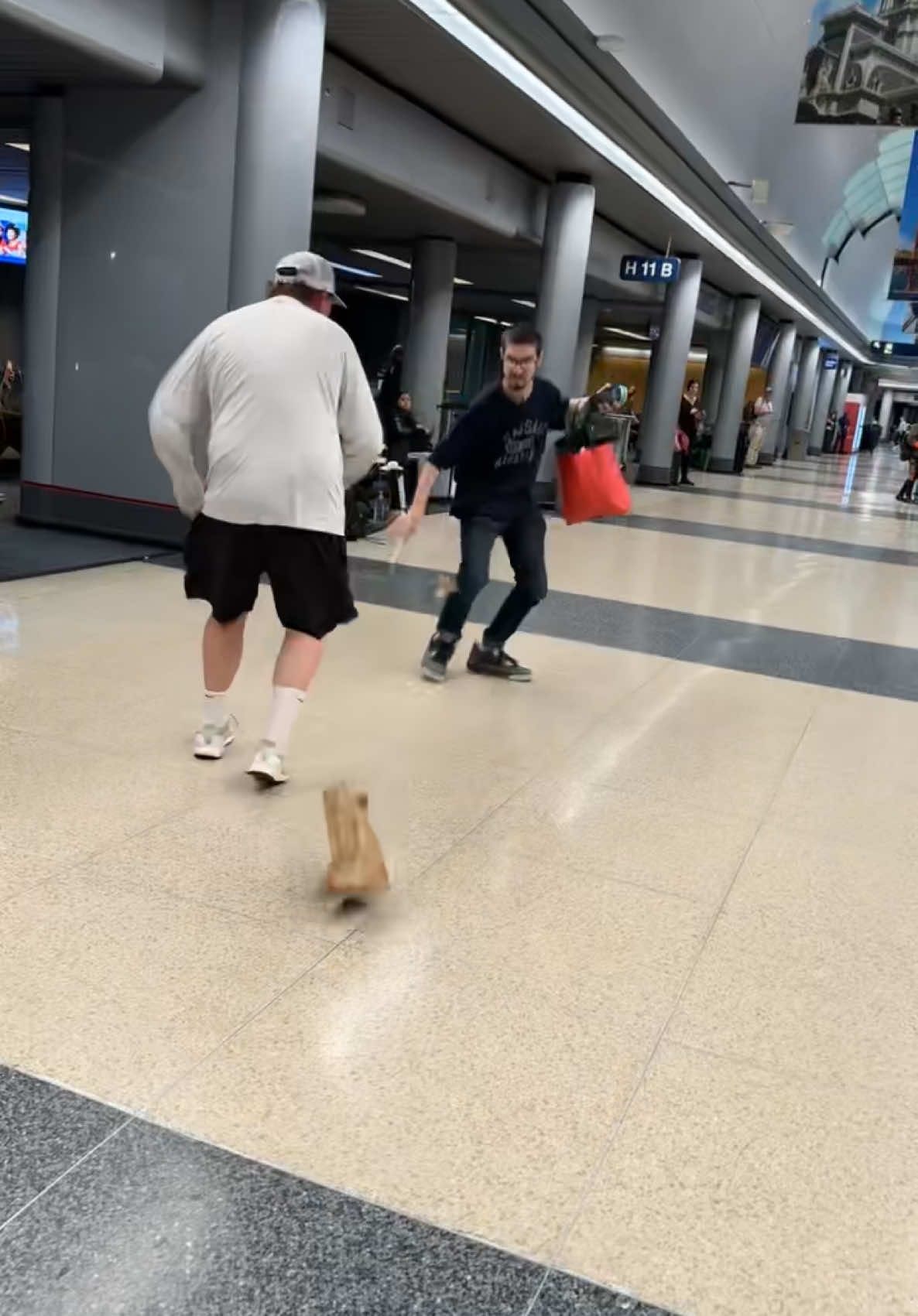 Seeing Josh in the flesh was the most surreal experience of my entire life at one of my favorite places in the world. #worldoftshirts #hulachippendalesdance #ohare #banned #400kayear #joshblock #nyc @Michael Quinn @ORD NATCA  