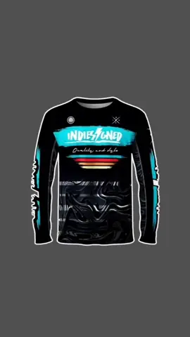 Riding Motorcycle Jersey Long Sleeve Moto Shirt in Full Sublimation Print - Available in 5 Sizes #MotorcycleGear #MotoJersey #SublimationPrint #LongSleeve #RidingApparel
