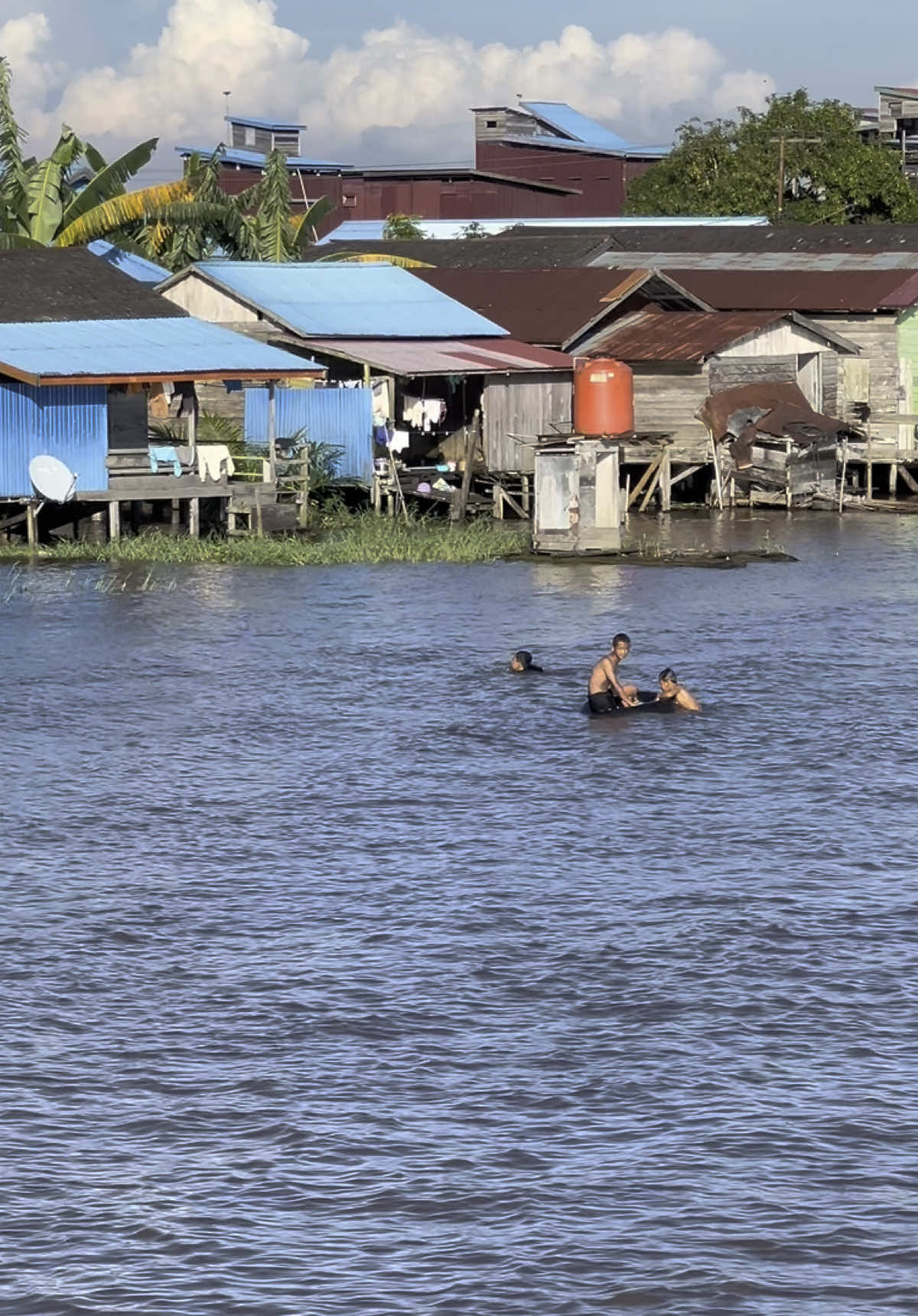 Betapa serunya melihat mereka menikmati mandi disungai mahakam🥹🫶🏻 izin aku post ya adik adik semoga suatu saat bisa jadi kenangan untuk kalian💓#fyp #fypage #mahakam #sungai #fypdong #4upage #fypdonggggggg #fyppppppppppppppppppppppp 