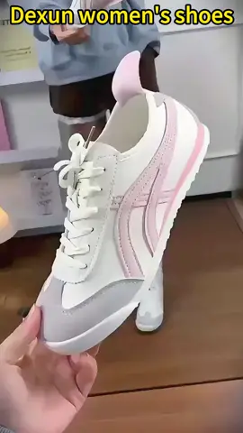 Dexun women's shoes white shoes new popular spring and autumn flat bottom versatile Forrest Gump shoes sports and casual shoes