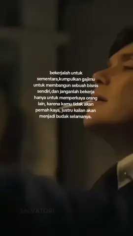kesalahan banyak orang,dia bekerja selamanya dari orang lain sudah bekerja keras tapi gajinya tidak pernah cukup,kerja lembur dari pagi ke pagi, gajinya gk naik