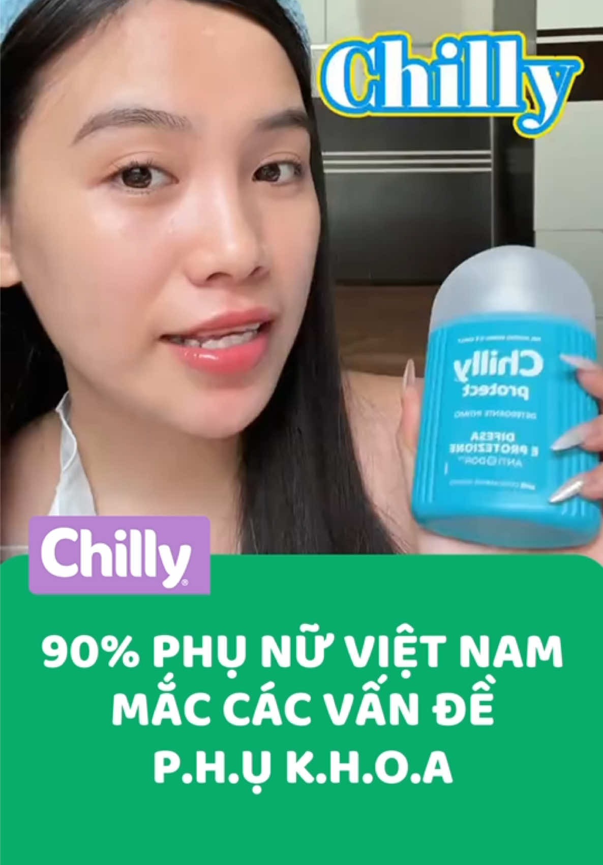 Giải pháp ngăn ngừa các vấn đề rắc rối vùng “cô bé”  #ChillyVietNam #chamsocvungkindungcach #nguaviemnhiem #dungdichvesinh #review 