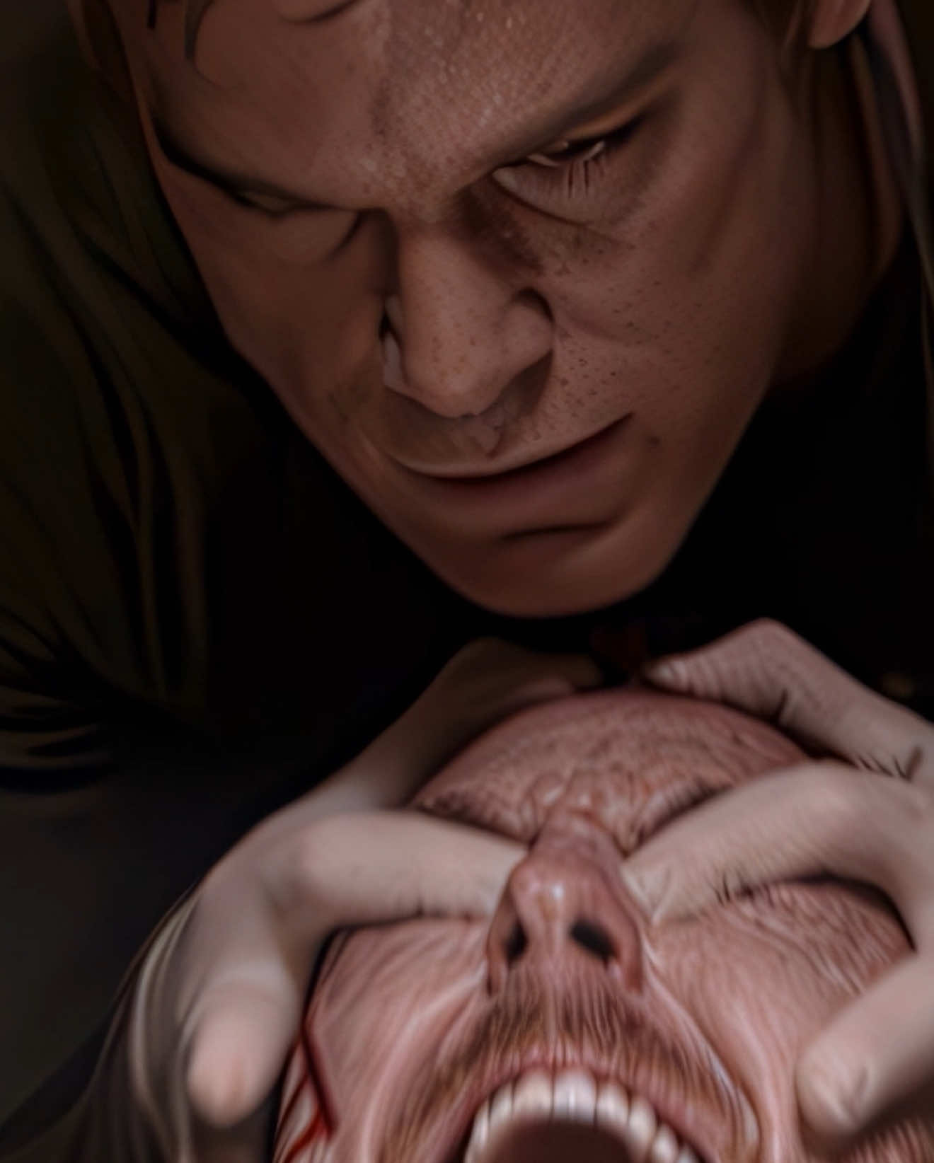 Bro just mogs them + his own brother too 💀//#dexter #dextermorgan  #ae #foru #edit #fyp 