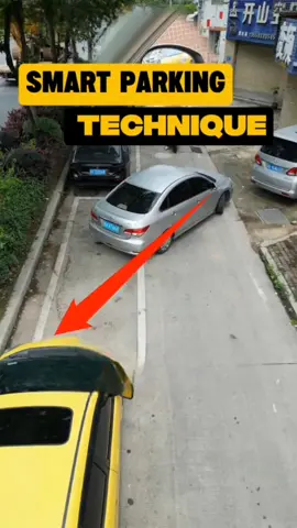 The Easiest Way to Parallel Park Just One Reference Point #cardrivingtips #automobile #driving 