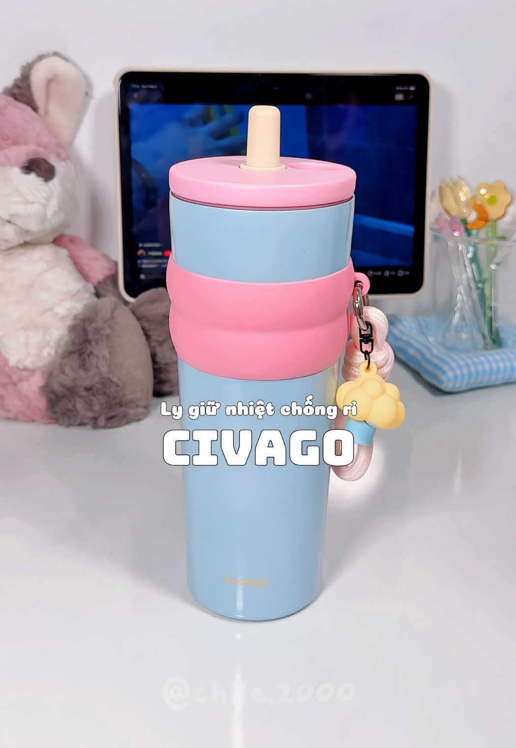 Cốc giữ nhiệt CIVAGO cho mùa nè này, tha hồ đựng nước uống giải nhiệt nha #civago #civagovn #lygiunhiet #lygiunhietcivago #cocgiunhiet #review #reviewdogiadung #dogiadung #unboxing #xuhuong #fyp #chichi2k 