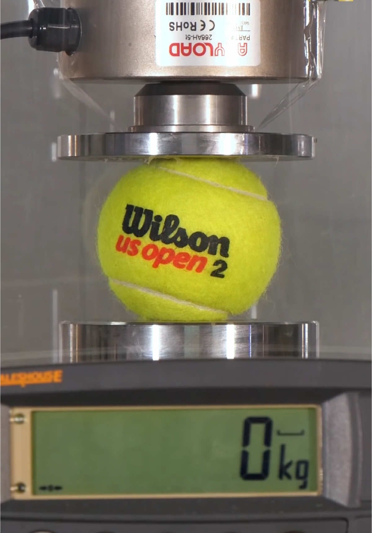 How much pressure can these balls hold? #asmr #crush #oddlysatisfying #hydraulicpress 