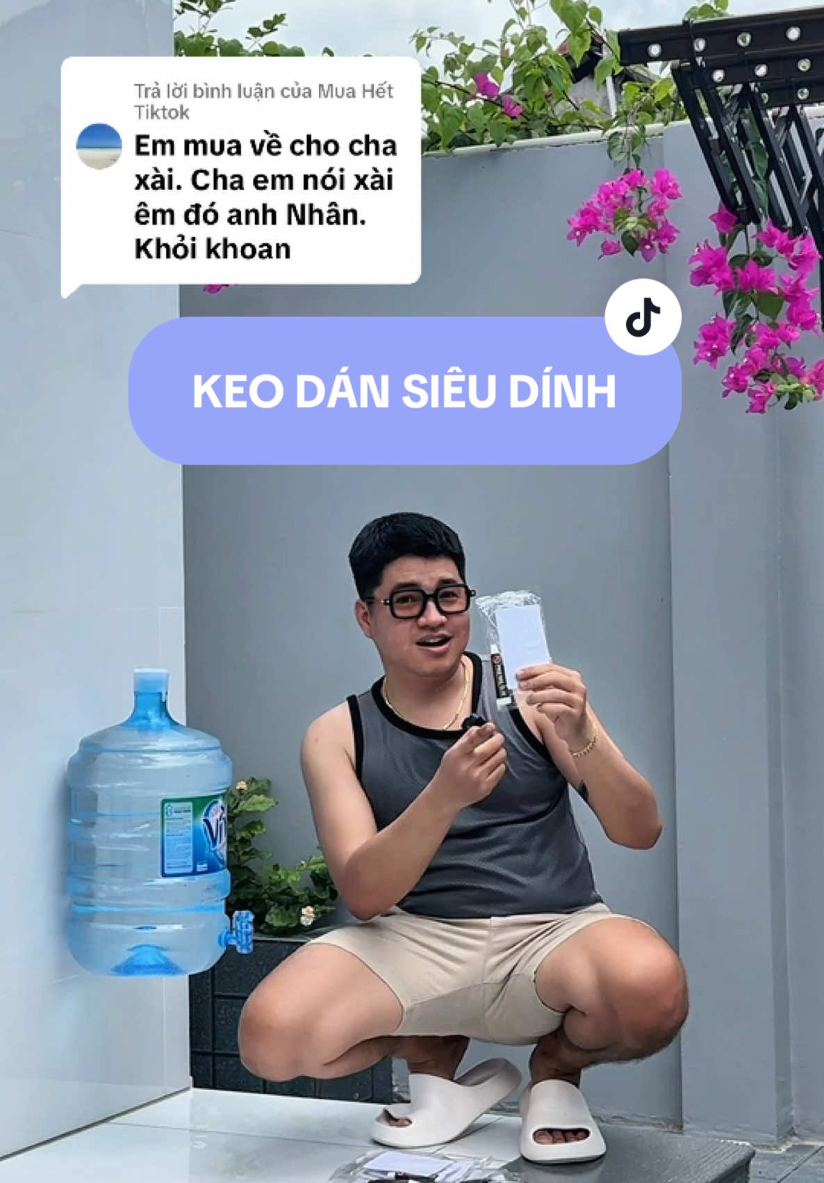 Trả lời @Mua Hết Tiktok  Keo dán siêu dính dành cho ai không biết khoan, Nhân cũng từng xài nhiều loại keo mà ưng nhất là loại này #nhantayhome #tumuadoreview 
