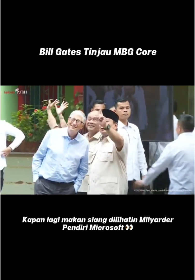 INI SEKOLAH SIAPA YANG KEDATANGAN BILL GATES? 🌚 #makanbergizigratis #mbg #makanbergizi #mbgcore #billgates bill gates ke indonesia