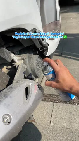 ternyata semudah itu biar motor kinclong😍#pengkilapmotor #pembersihmotor #pengkilapbodymotor #motorkinclong 