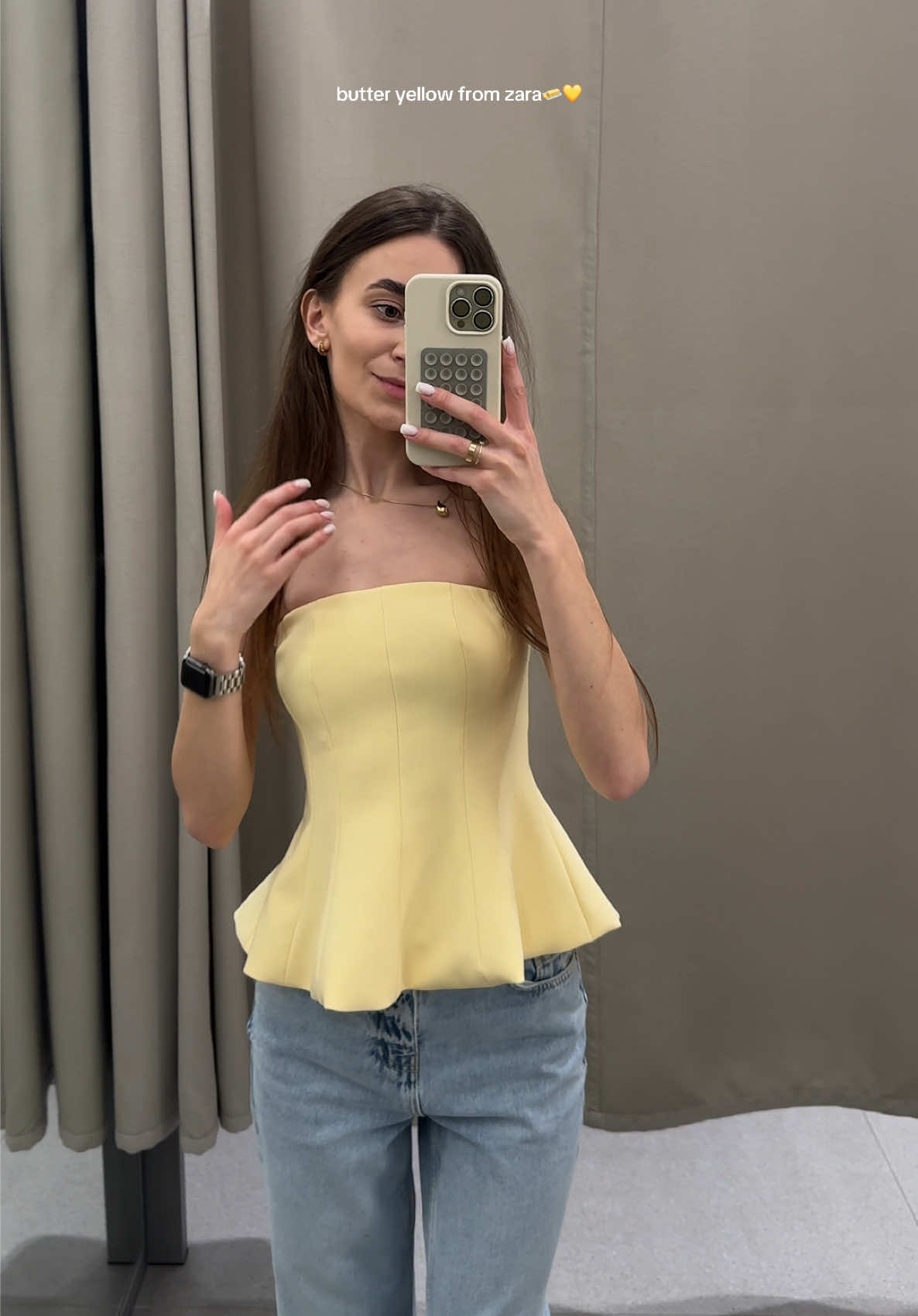 outfit from zara💛 #zarahaul #zara #zaraoutfit #butteryellow 