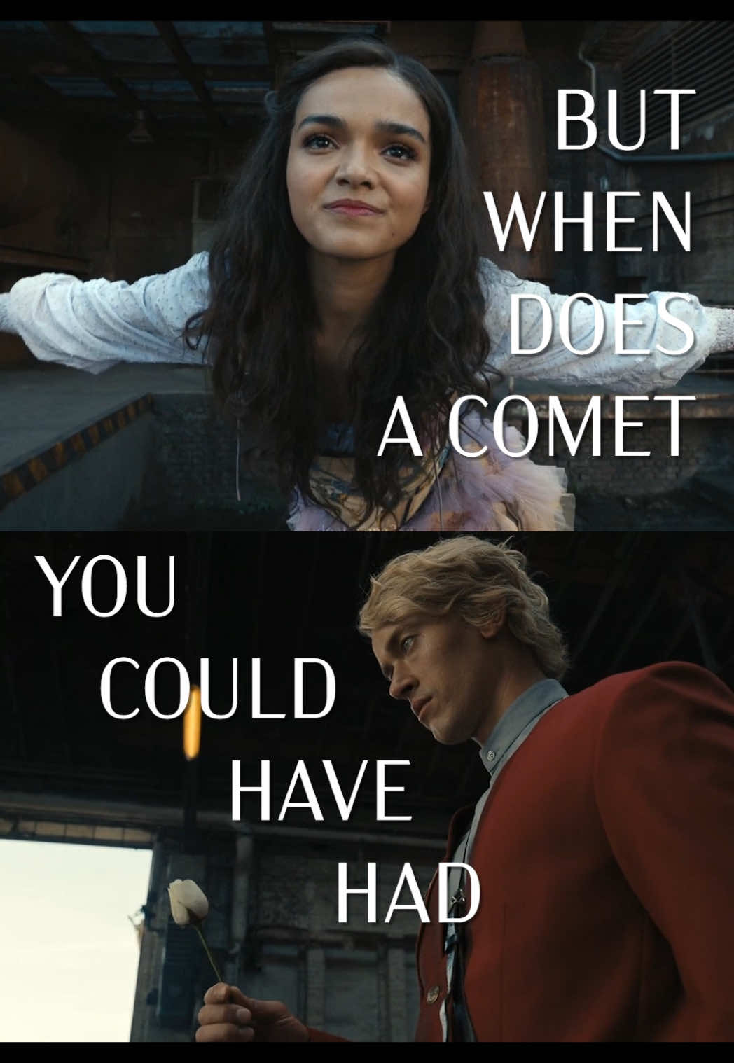 #HUNGERGAMES || #EPICTHEMUSICAL this song was actually made for them #theballadofsongbirdsandsnakes #hungergamesedit #lucygraybaird #coriolanussnow