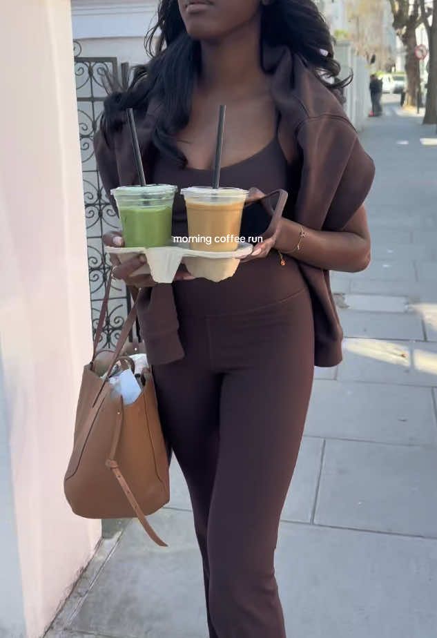 Morning coffee run ☕️☁️ ft @On @JD Women @JD Sports #AD #JD #JDsports   #runningshoes #coffeerun 