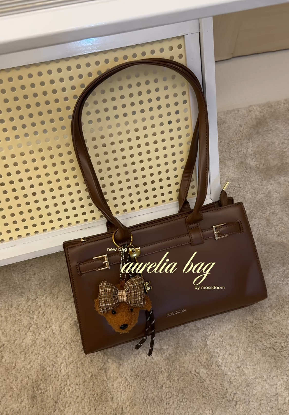 new mossdoom bag — aurelia 🧸💫 #mossdoom #mossdoombag #shoulderbag #everydaybag #bagforwomen #cutebag #classybag #brownshoulderbag #fyp #viral #trending 