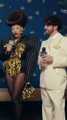 And she is the moment! #DojaCat explains her look and working in collaboration with #MarcJacobs at the 2025 #MetGala. See more from her 80s inspired look at the link in our bio.