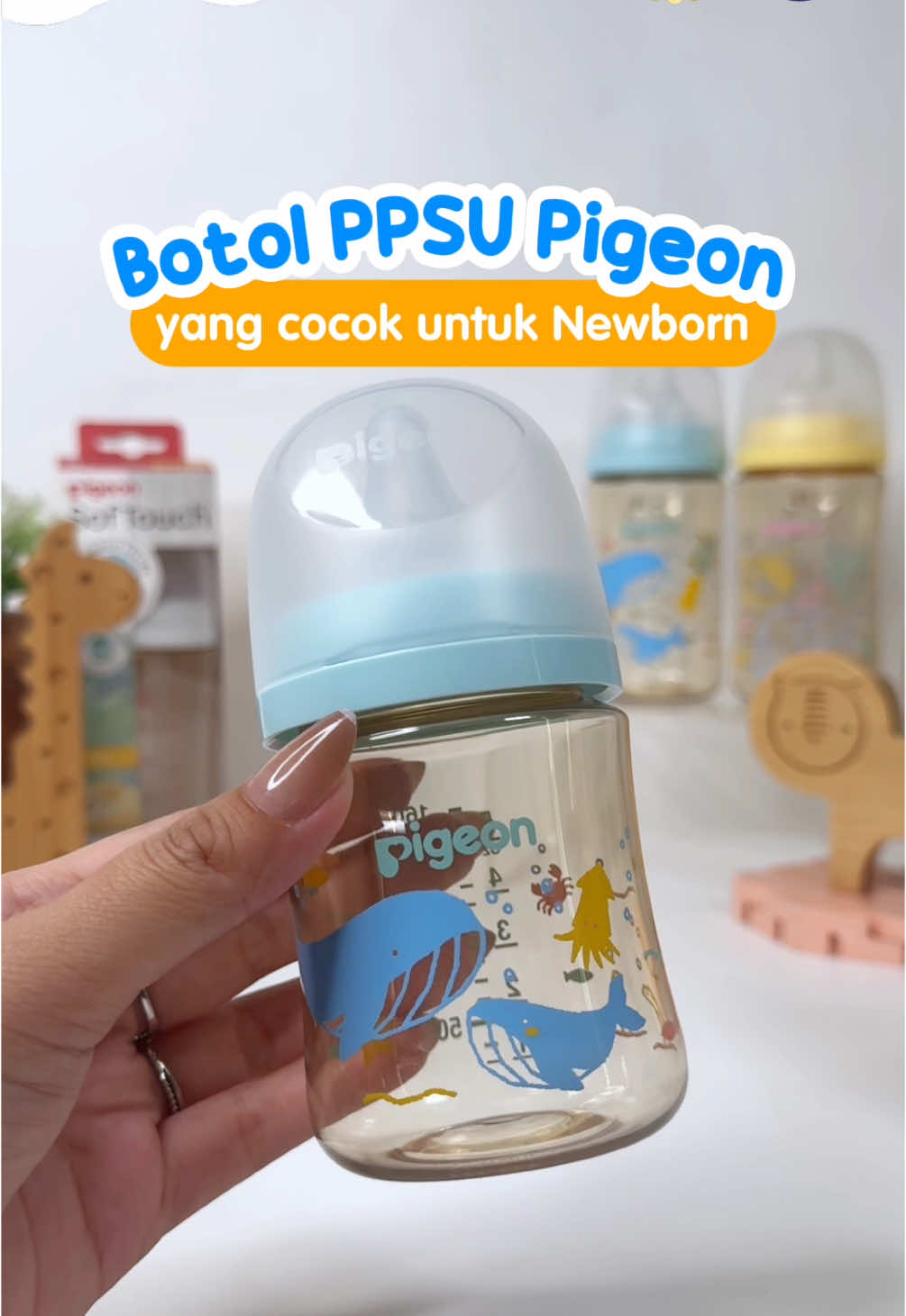 🍼 Lagi cari botol PPSU untuk newborn? Jangan asal pilih ya! ⠀ Tipsnya: ✅ Pilih ukuran kecil (160ml) – karena kapasitas minumnya belum banyak ✅ Pastikan nipple-nya sesuai usia dan kenyamanan si Kecil – aliran lambat (size SS) ⠀ Yang kecil belum tentu sepele, yang kecil ini justru yang paling penting 👶💛 ⠀ #PigeonIndonesia  #PigeonBabyIndonesia  #BotolSusuPPSU  #BotolNewborn  #PPSUPigeon  #Rekomendasi #momtips #beliprodukasli 