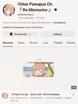 itu adalah sebuah cuplikan video 15 menit yang sangat luar biasa, setelah dia tidak nge-stream selama 1 Tahun terakhir. welcome back princess 👑. #chloepawapua #vituber #fyp #clipvideo.