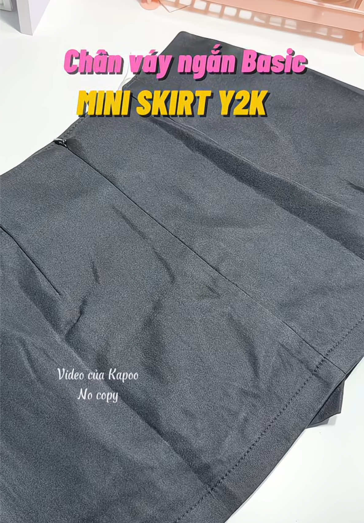 Unbox chân váy mini skirt phong cách Y2K🌿#unboxing #kaporeview #review #xuhuongtiktok #chanvaynu #thoitrang #chanvayy2k #xh 