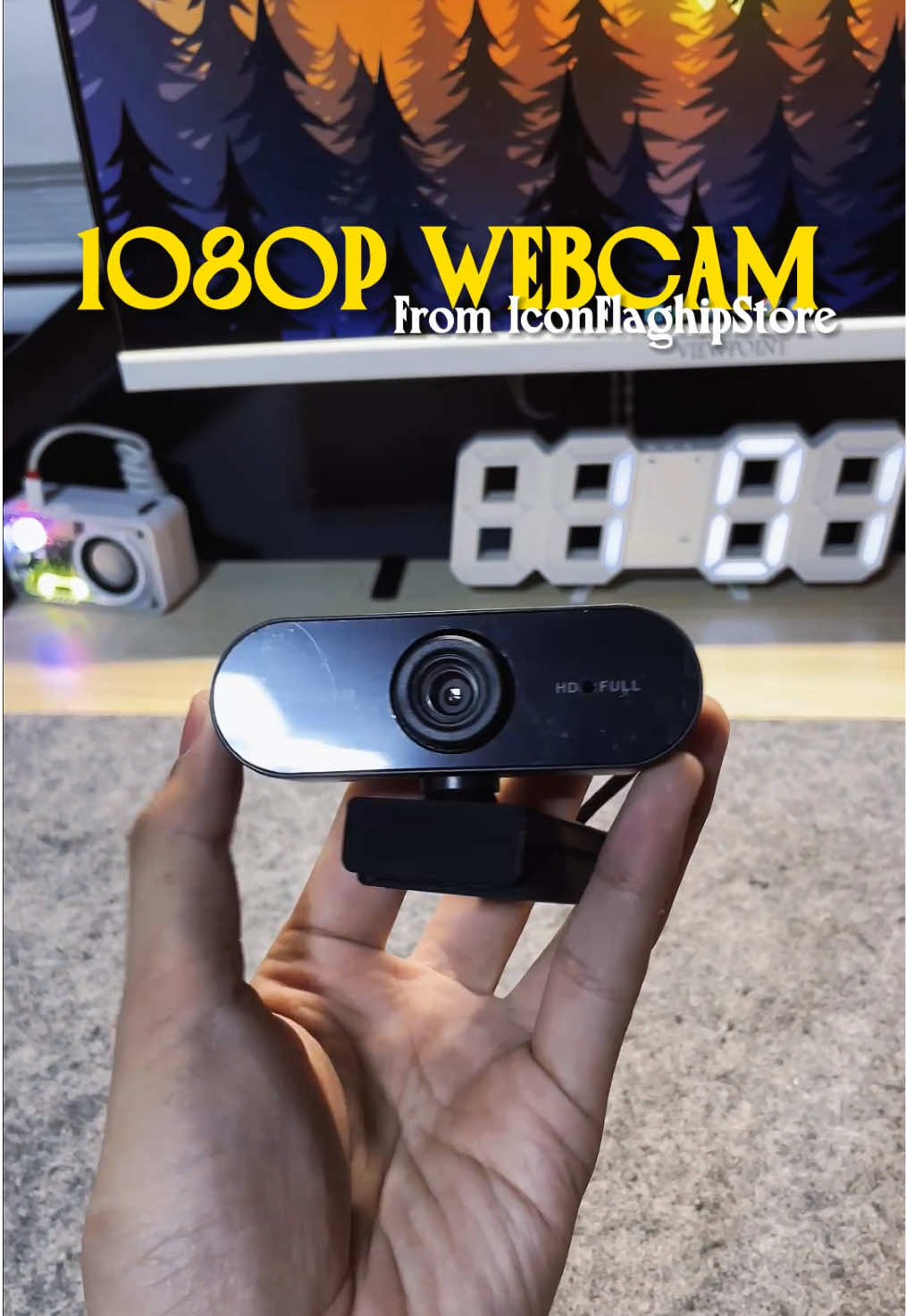 Still using a blurry webcam? Level up your video calls and streams NOW! Just tested the ICON 1080P Full HD Webcam and I’m blown away by the clarity and built-in mic! Whether you’re working from home, streaming, or attending online classes, this is a must-have upgrade. Huge thanks to @ICONFLAGSHIPSTORE for sending this game-changing cam! #WebcamUpgrade #ICON1080P #DeskSetup2025 #StreamGear #WorkFromHome #TechTok #ContentCreatorGear #AmazonFinds #TikTokMadeMeBuyIt #iconflagshipstore 