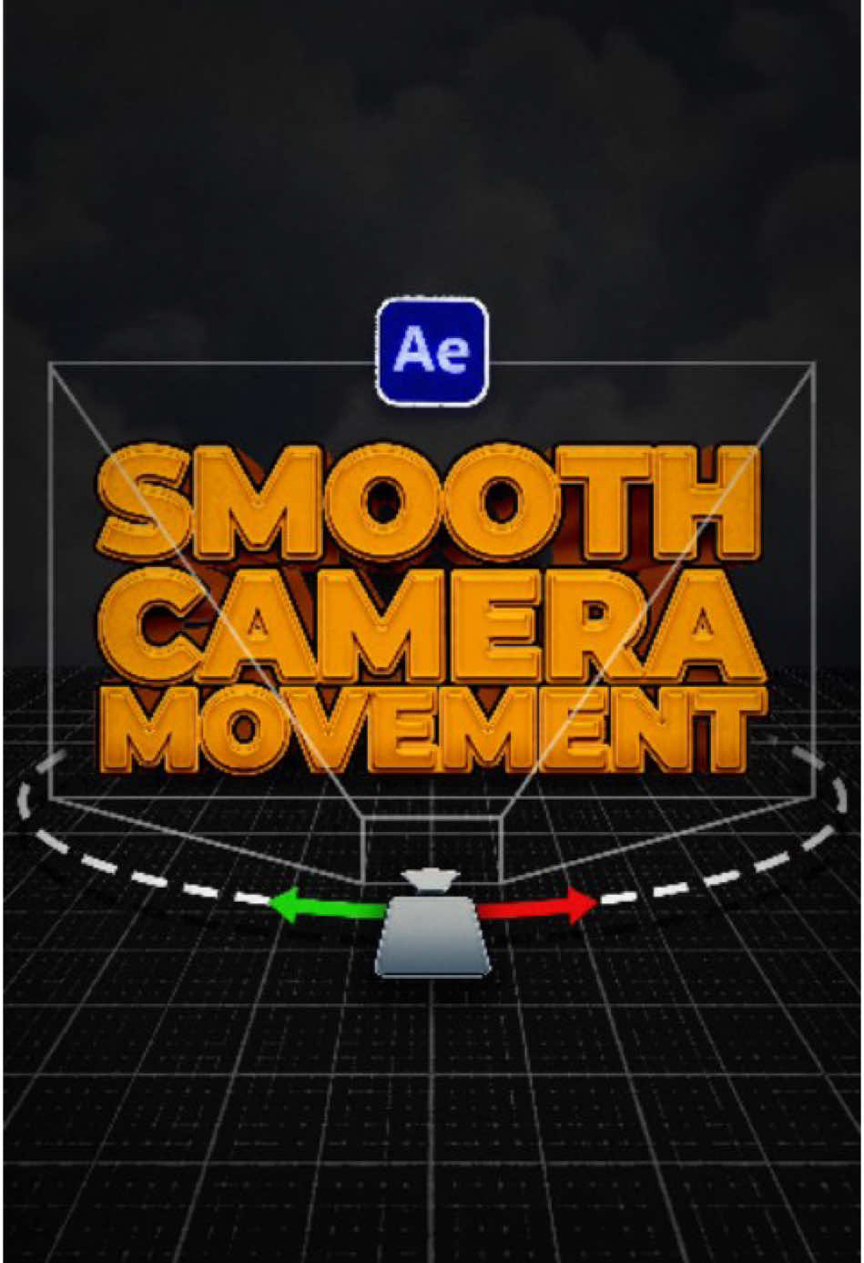 Smooth 3D camera movements in after effects. #motiondesign #aftereffects #aftereffectstutorial #editing