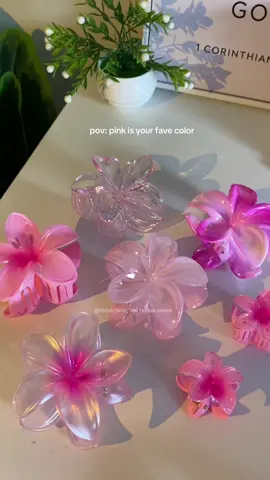 pov: pink is your fave color 💞 #hairclip #pink #hairclamp #fyp 