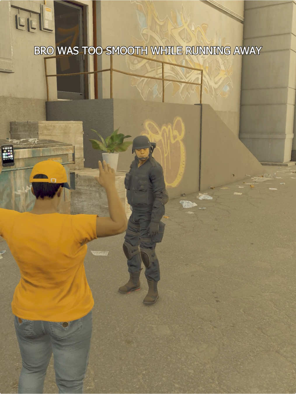 My favorite parkour game. Combined with being pursued by the ocher police.#watchdogs #npc #watchdogs2 #mod #cops 